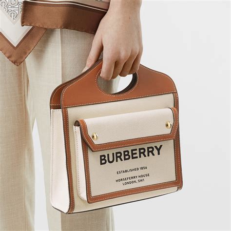 burberry two tone bag